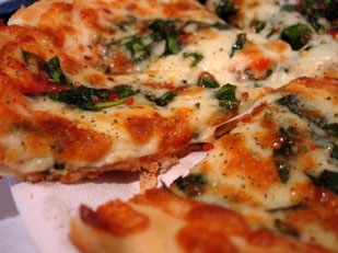 green pizza